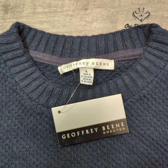 Geoffrey Beene Knit Pull Over Sweater Size L - Picture 2 of 5